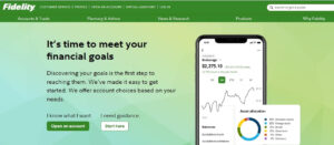 fidelity homepage